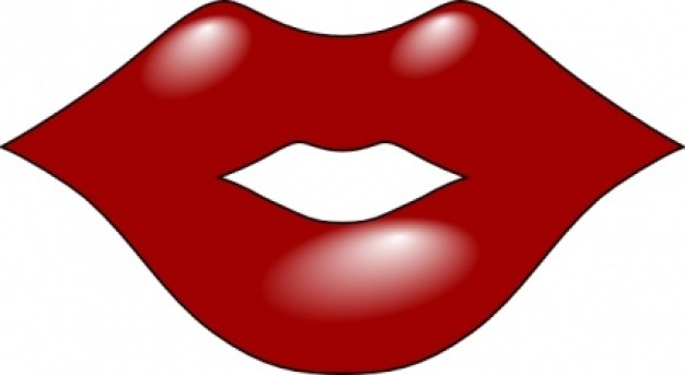 clip art pink lips - photo #45