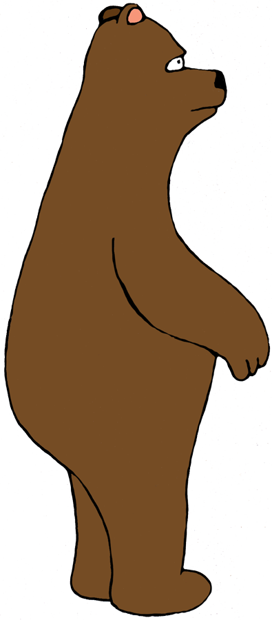 Clipart Bear Standing Images & Pictures - Becuo