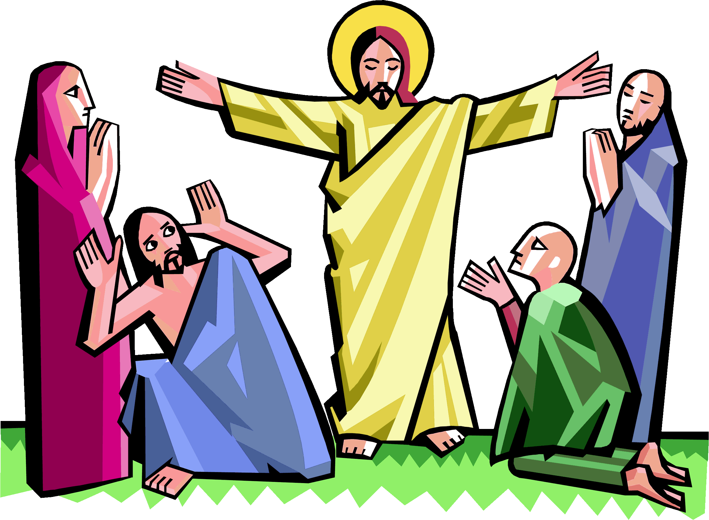 Images For > Jesus Ascension Clipart
