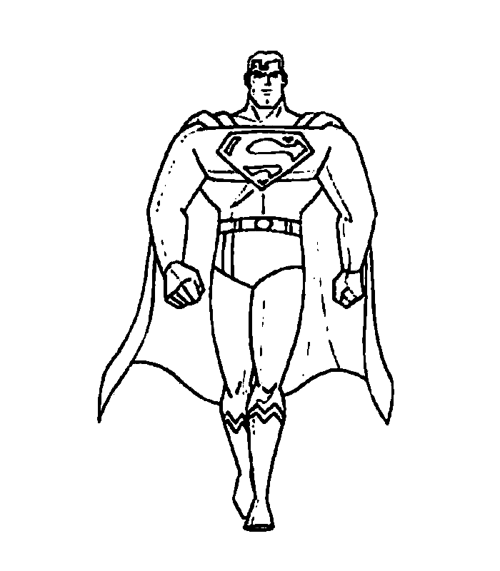 superman batman Colouring Pages (page 2)