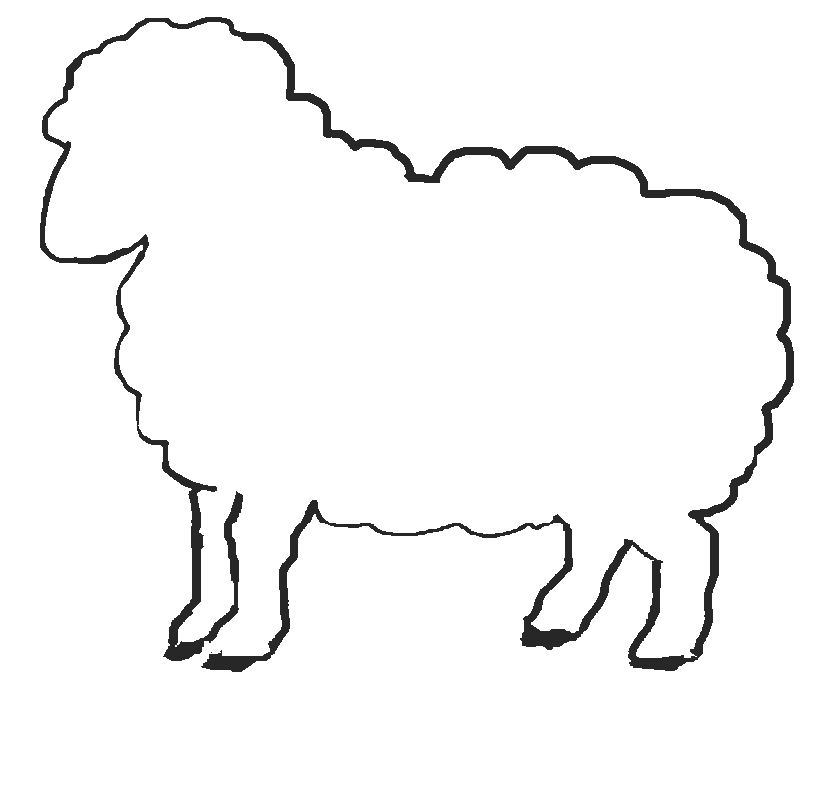 sheep face mask Colouring Pages (page 3)