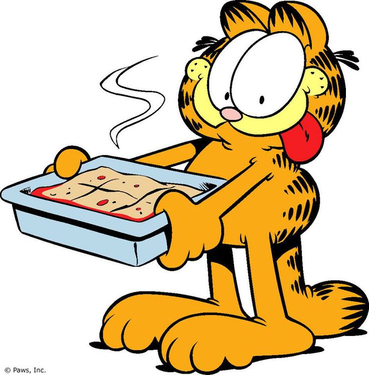 I never met a lasagna I didn't like! | Garfield - Cat Humor at it's B…