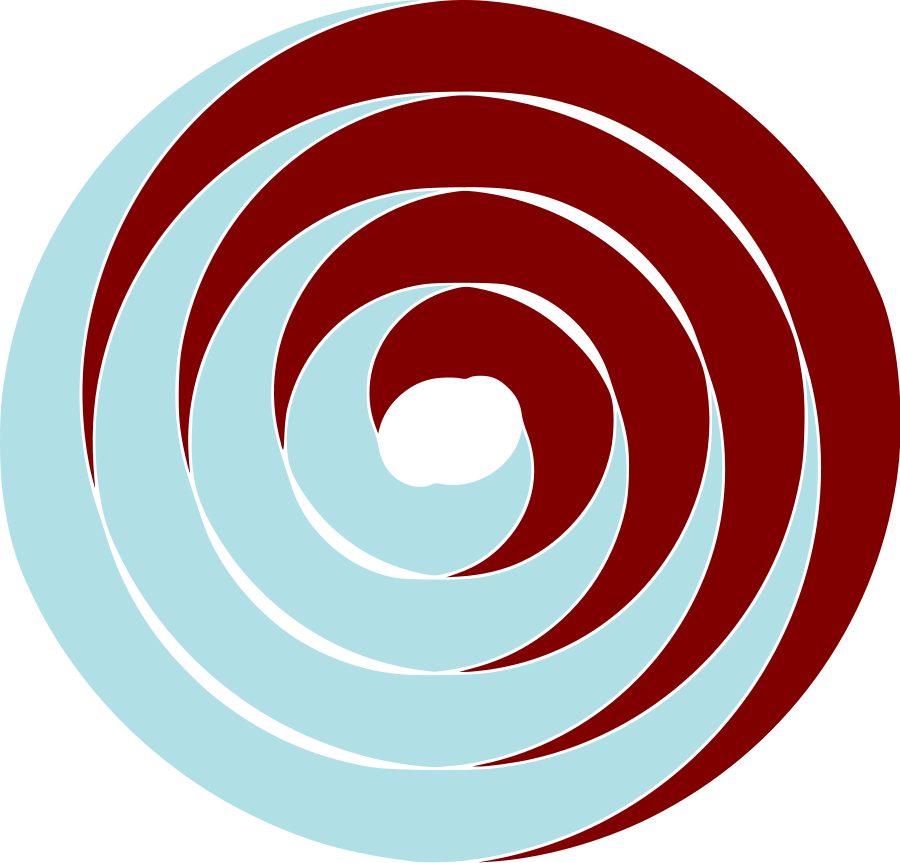Double spiral SVG Vector file, vector clip art svg file