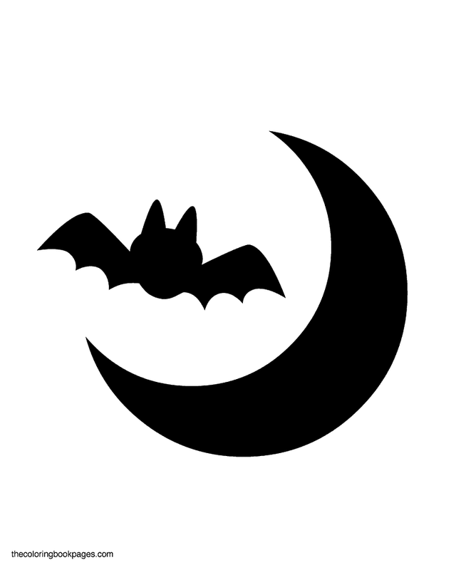 Bat pumpkin carving stencils