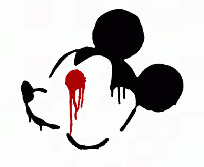 Archivo:Stencil mickey amenaza.jpg - Los Inmaduros Wiki