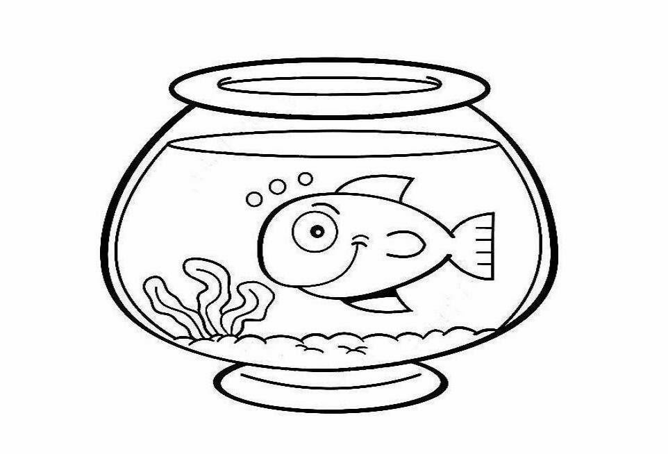 Picture Of A Fish Bowl Clipartsco