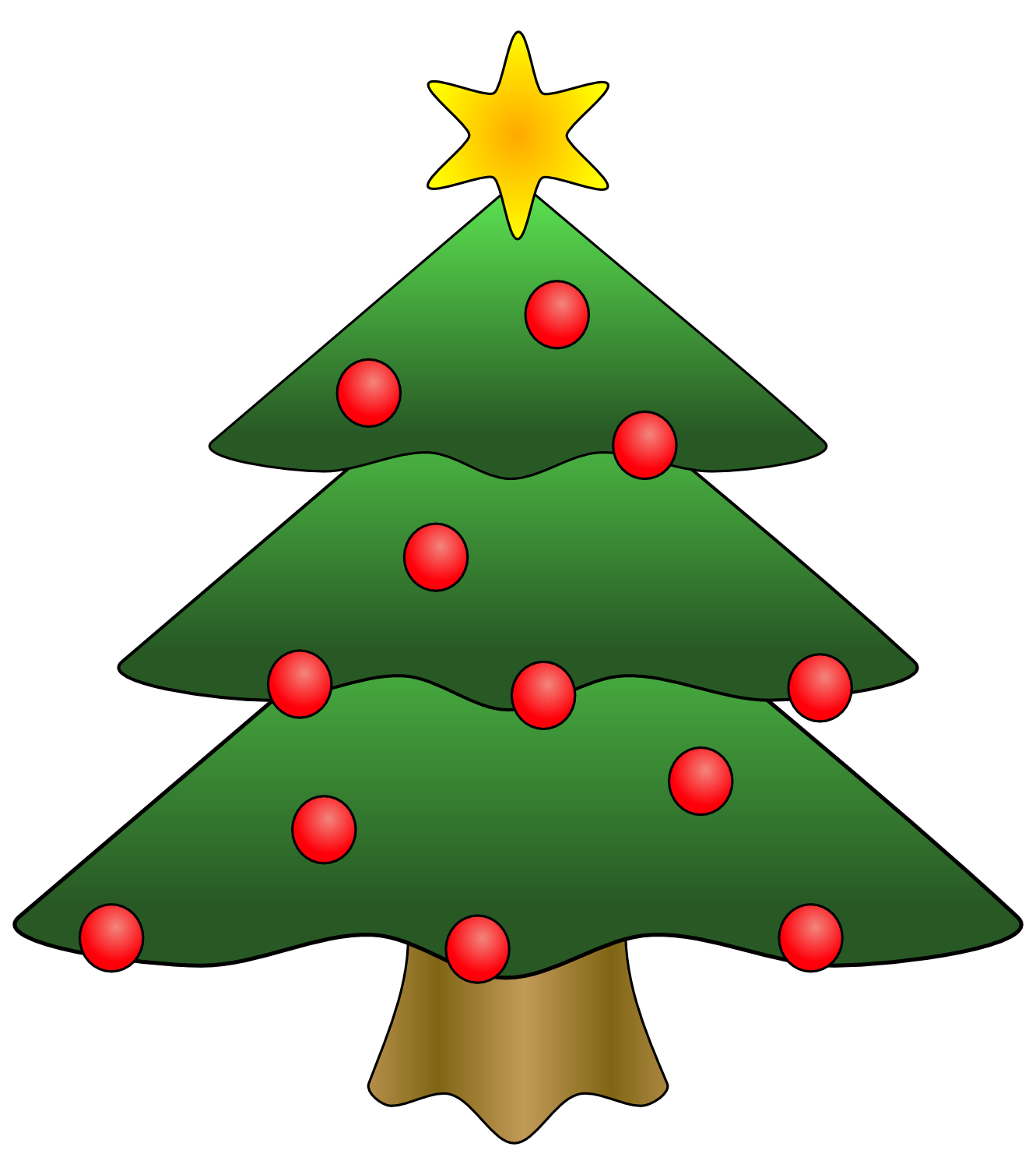 Evergreen Trees Clipart - ClipArt Best