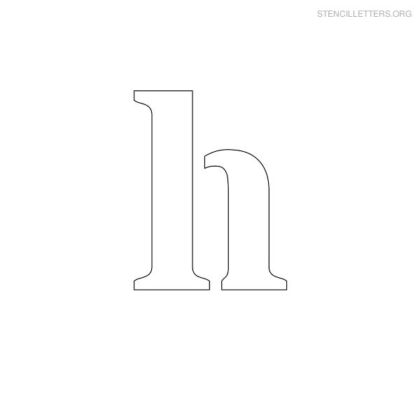Stencil Letters H Printable Free H Stencils | Stencil Letters Org