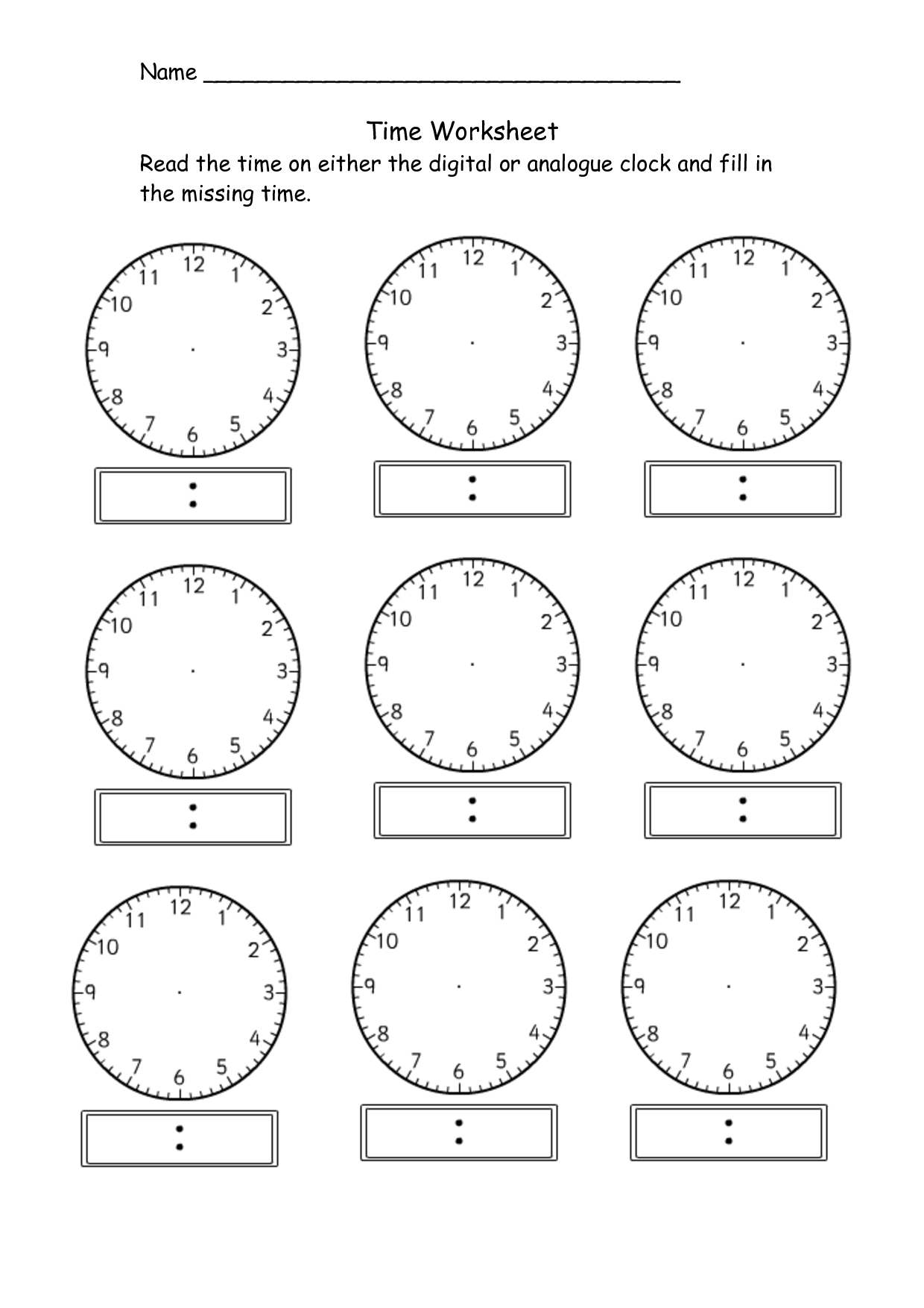 Blank Digital Clock Faces Cliparts.co