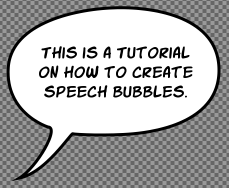 Making Comics with GIMP – Speech Bubbles | Ragnar's Corner of the Web