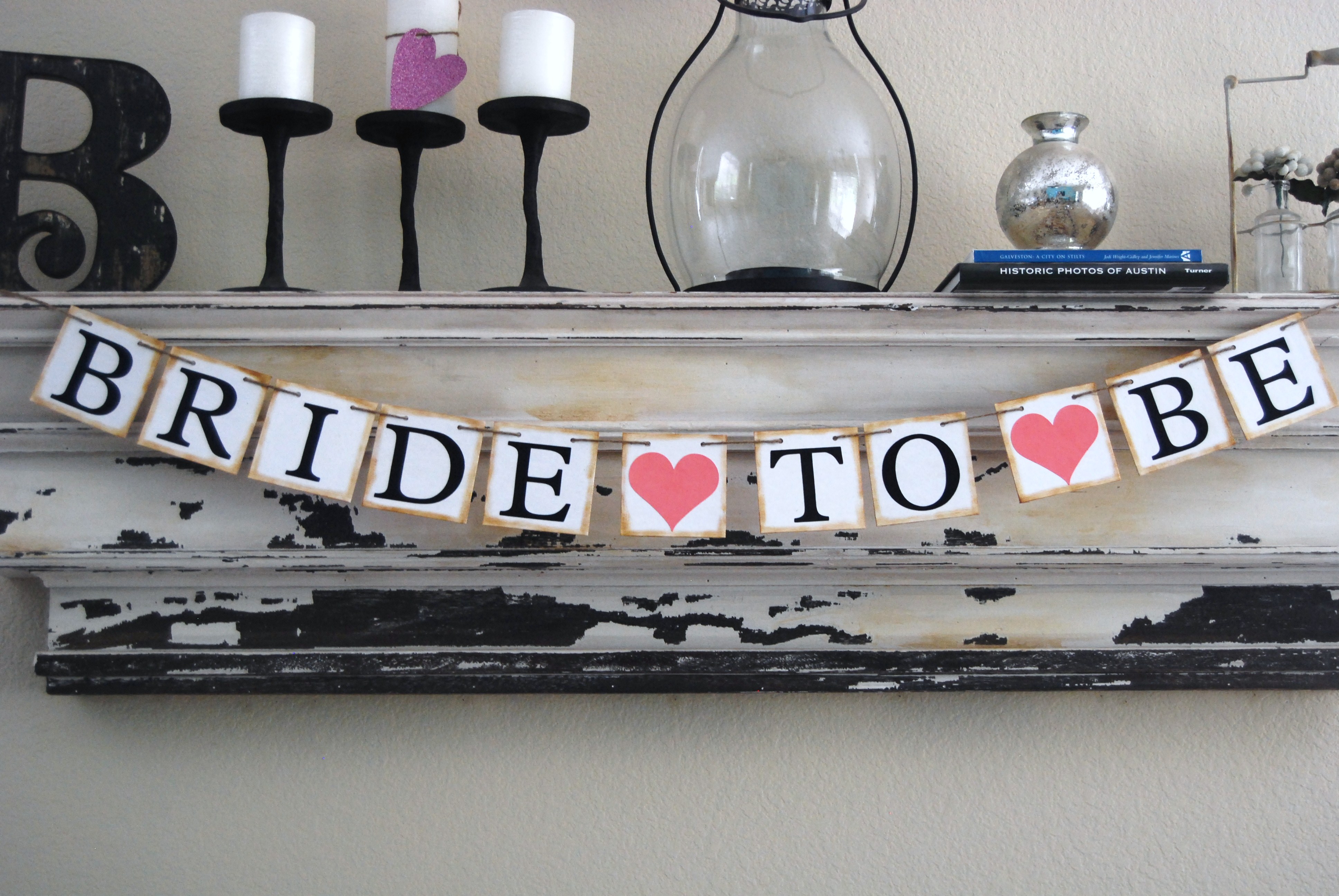 Wedding Banner Decoration BRIDE TO BE (Bachelorette party or ...