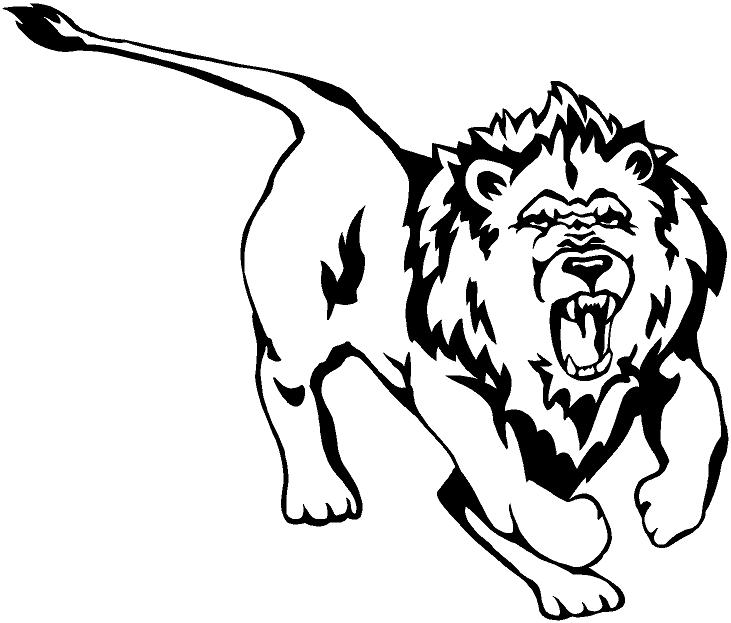 Picture Of Roaring Lion - ClipArt Best