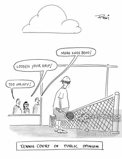 Playing Tennis Cartoons and Comics - funny pictures from CartoonStock
