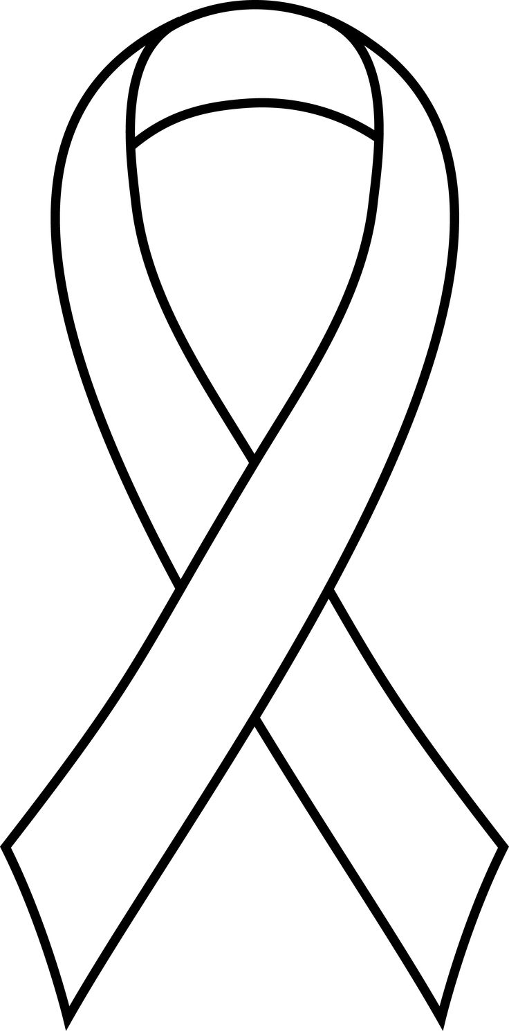 Breast Cancer Clip Art | Breast Cancer Ribbon Outline Clip Art Don ...