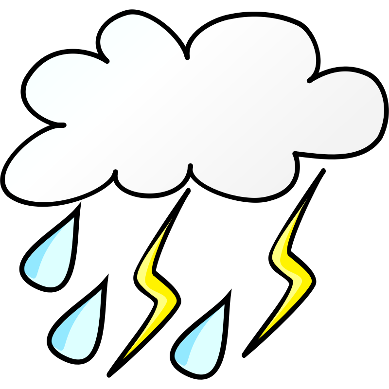 Clipart - Weather Symbols: Storm