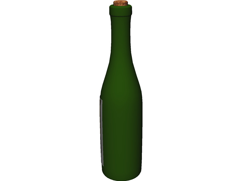 Bottle of Wine 3D Model Download | 3D CAD Browser