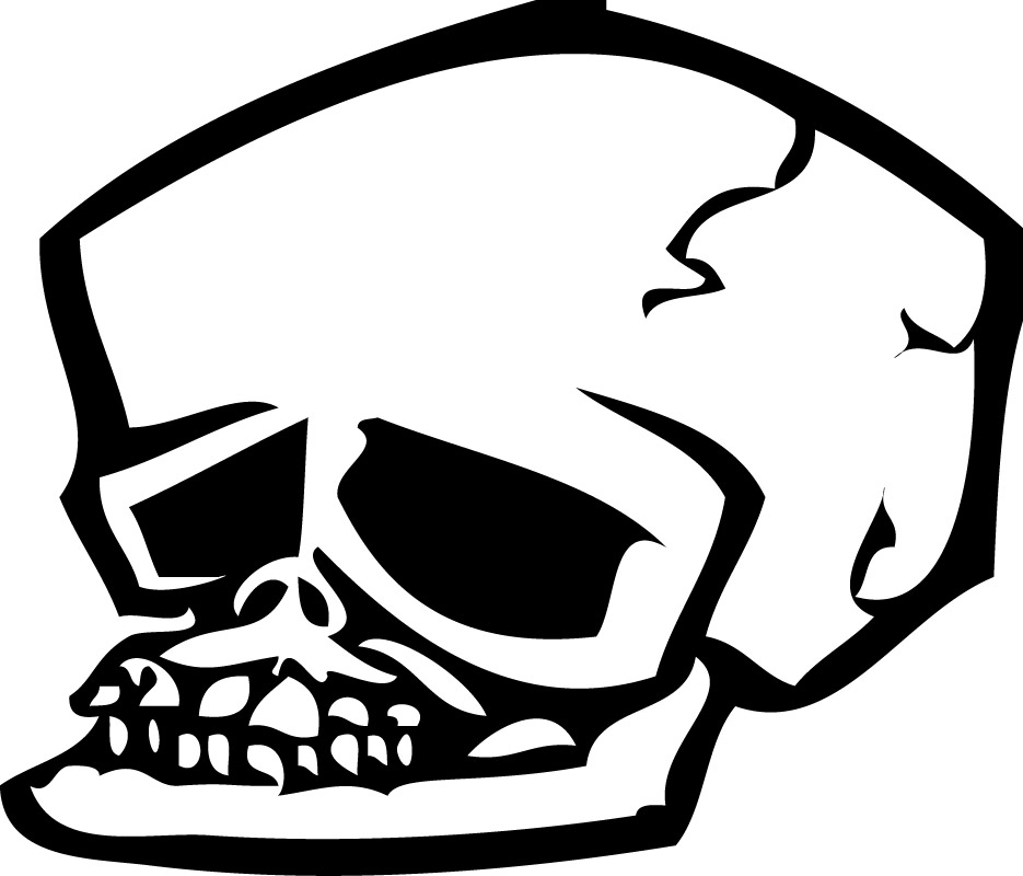 6MC200 - Comic Skull Wall Decal Sticker [6MC200] - $19.00 ...