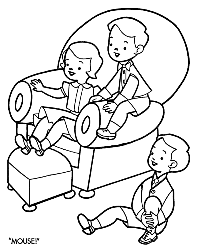Christmas Party Coloring Pages - Christmas Party Storytime Reading ...