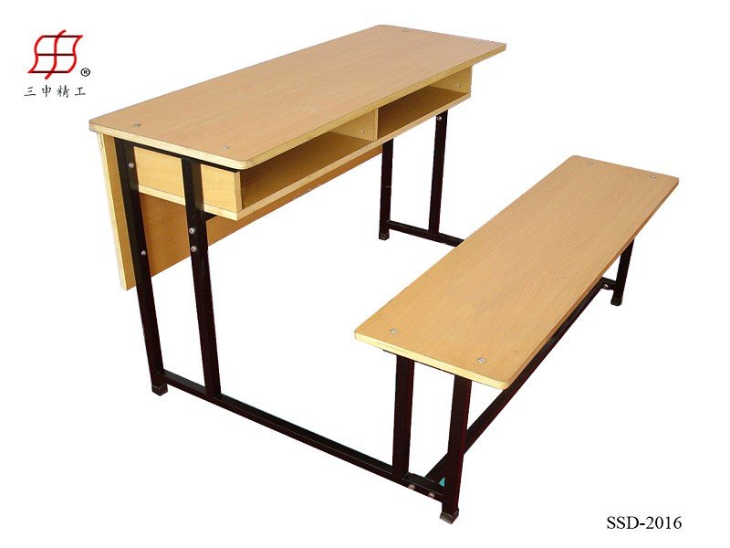 School Classroom Furniture Students Wooden Desk Bench - Buy Wood ...