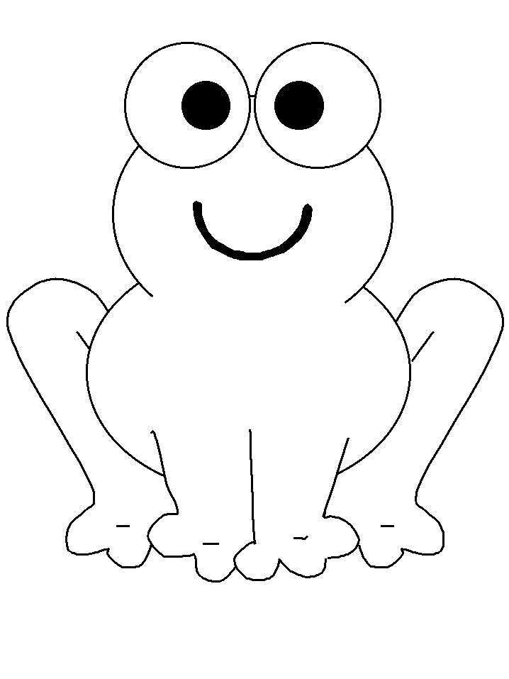 Big Rounded Eyes Frog Coloring Page: big-rounded-eyes-frog ...