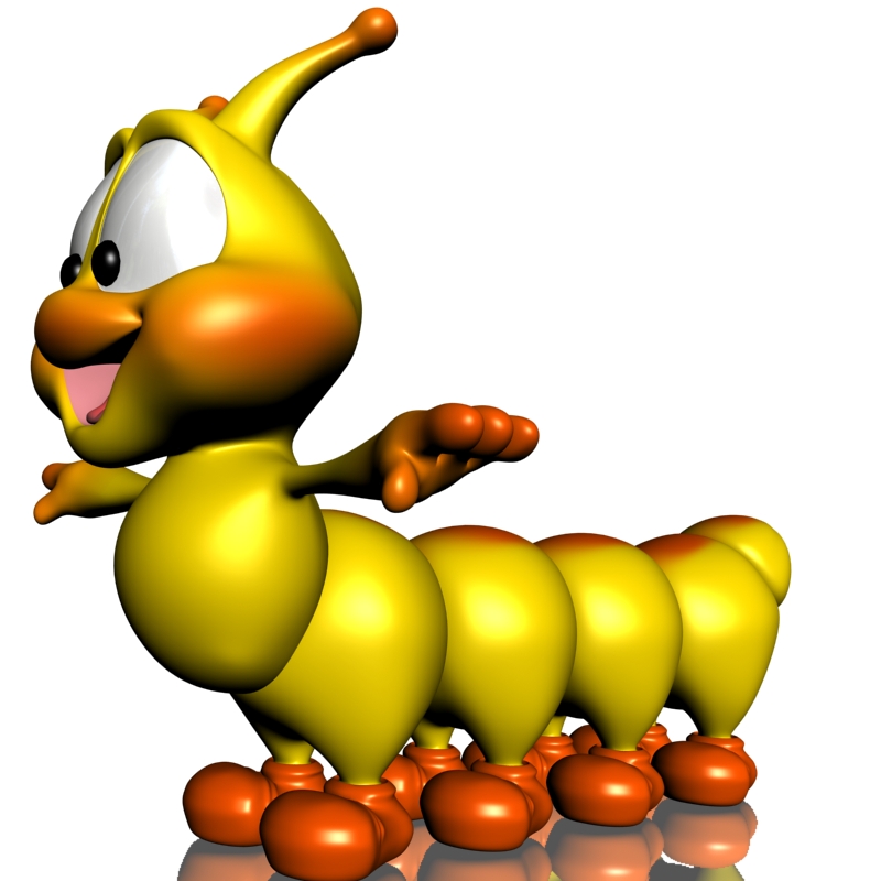 Cartoon Caterpillar