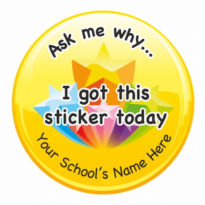 Ask Me Why Shooting Star Stickers | For Teachers