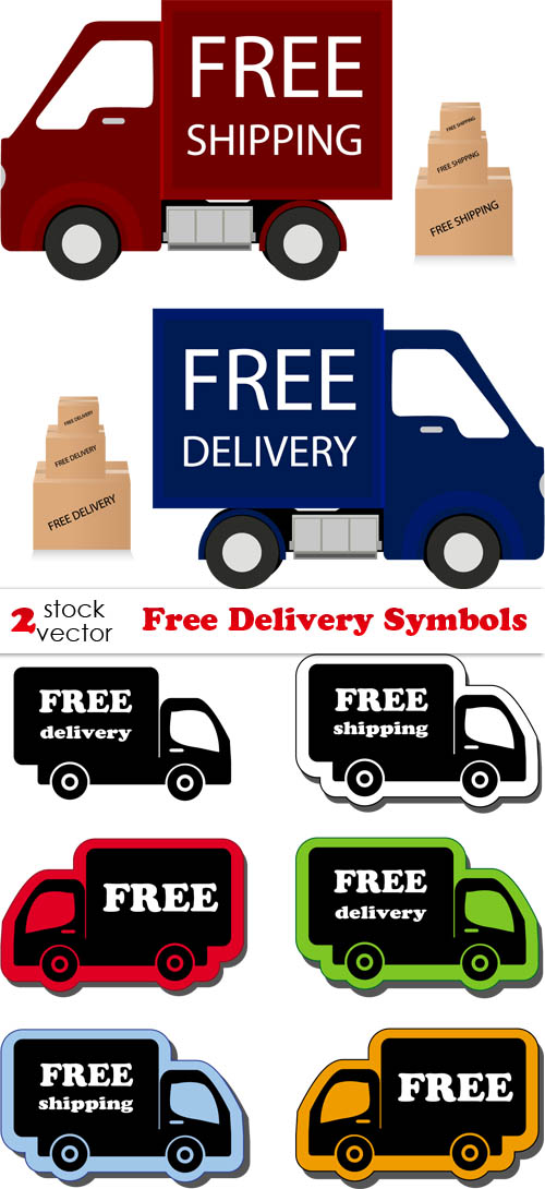 Vectors - Free Delivery Symbols » Graphic4share.com - Download ...
