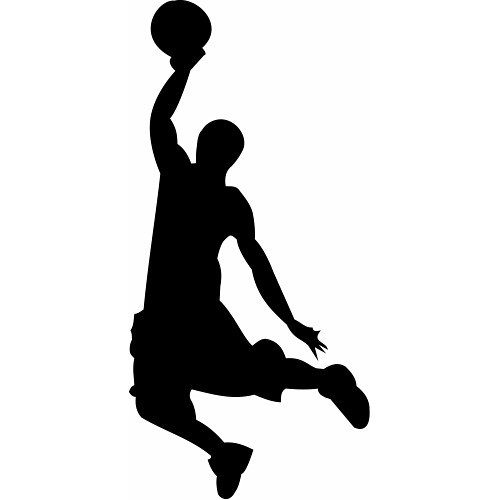 Basketball Player Clipart Black And White | Clipart Panda - Free ...