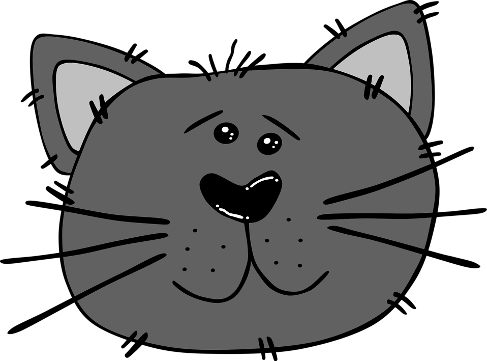 Free Stock Photos | Illustration of a cartoon cat face | # 10821 ...