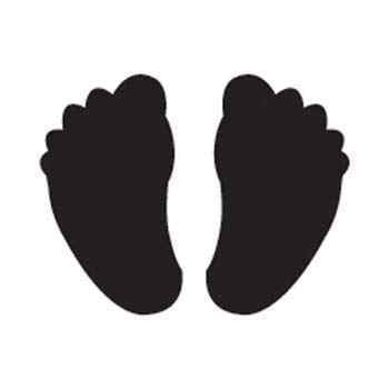Baby Feet Template - ClipArt Best - Cliparts.co