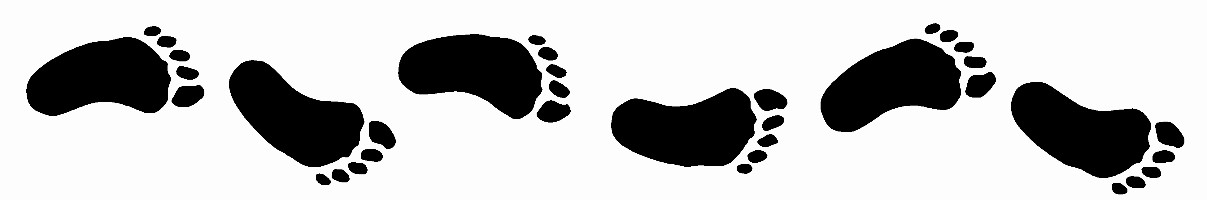 Images For > Footprint Walking Clipart