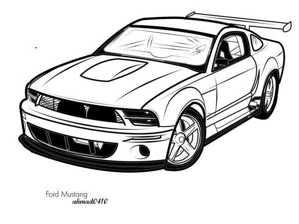 Ford Mustang Vector Art by ahmad0410 on deviantART