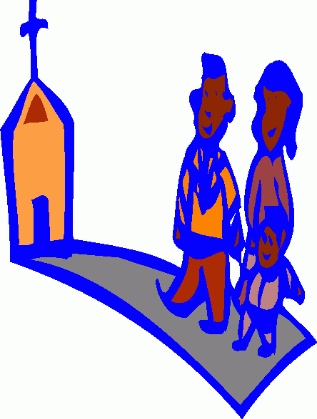 free clipart of family at church - photo #17