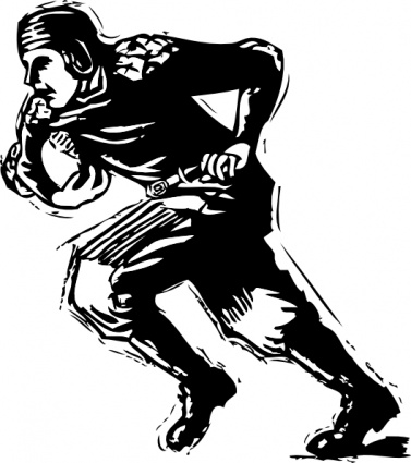 Old Time Football Player clip art - Download free Other vectors