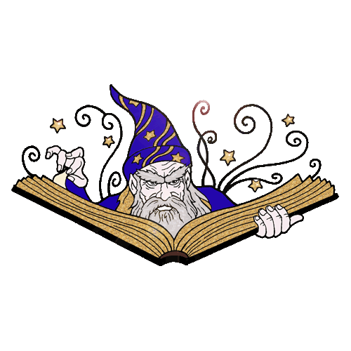 Wizard with Spell Book