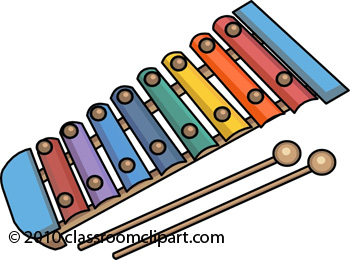 Musical Instruments : xylophone-1409 : Classroom Clipart