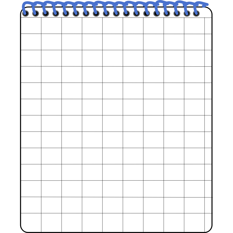Clipart - Notepad