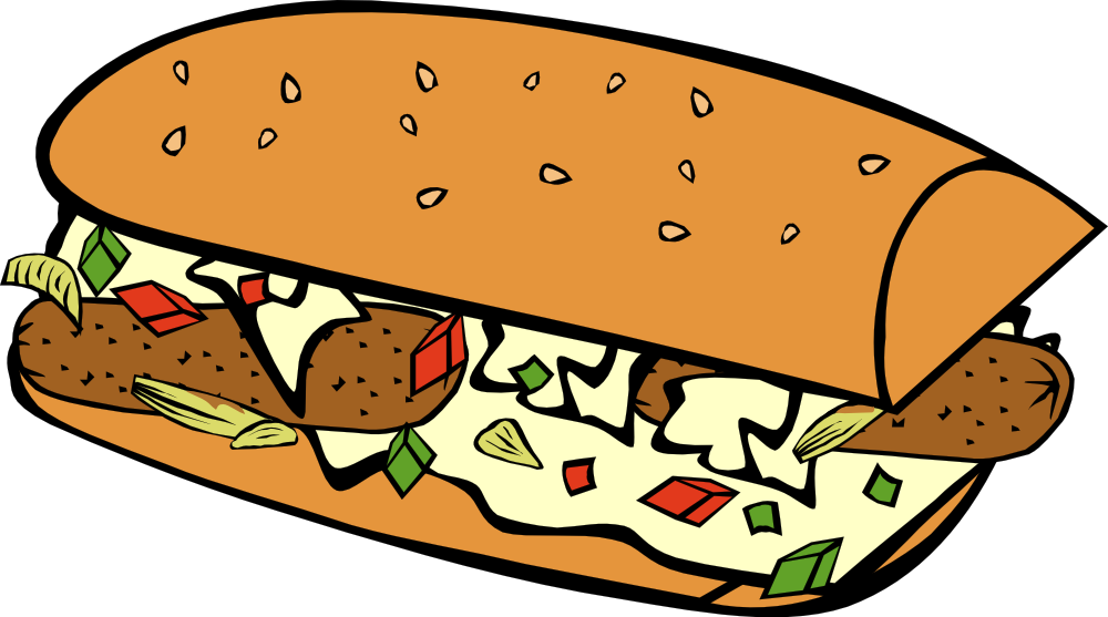 OnlineLabels Clip Art - Fast Food, Breakfast, Sub Sandwich