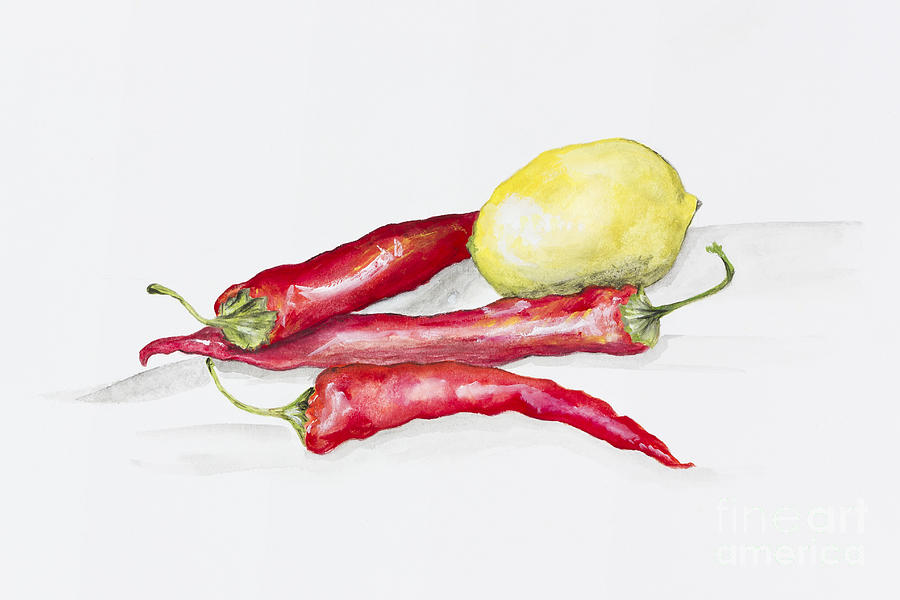 Red Hot Chili Peppers And Lemone by Irina Gromovaja - Red Hot ...