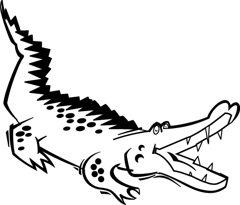 Alligator Coloring Pages | Clipart Panda - Free Clipart Images