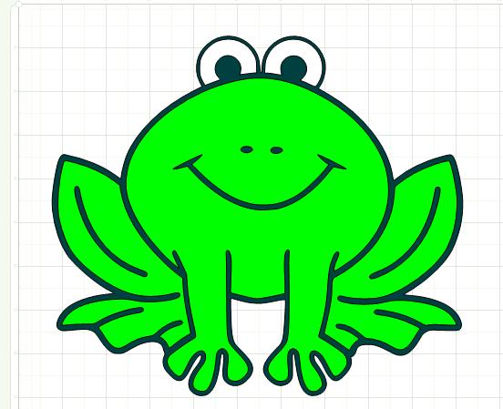 Free Svg File of a Frog