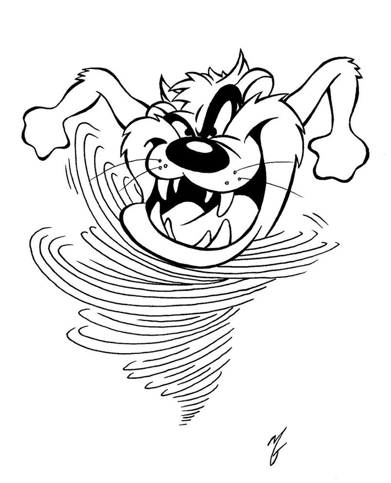tazz coloring pages - photo #26