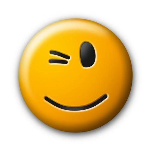 clipart smiley face wink - photo #14