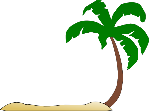 Beach Palm Tree Clip Art Clip art - Art - Download vector clip art ...