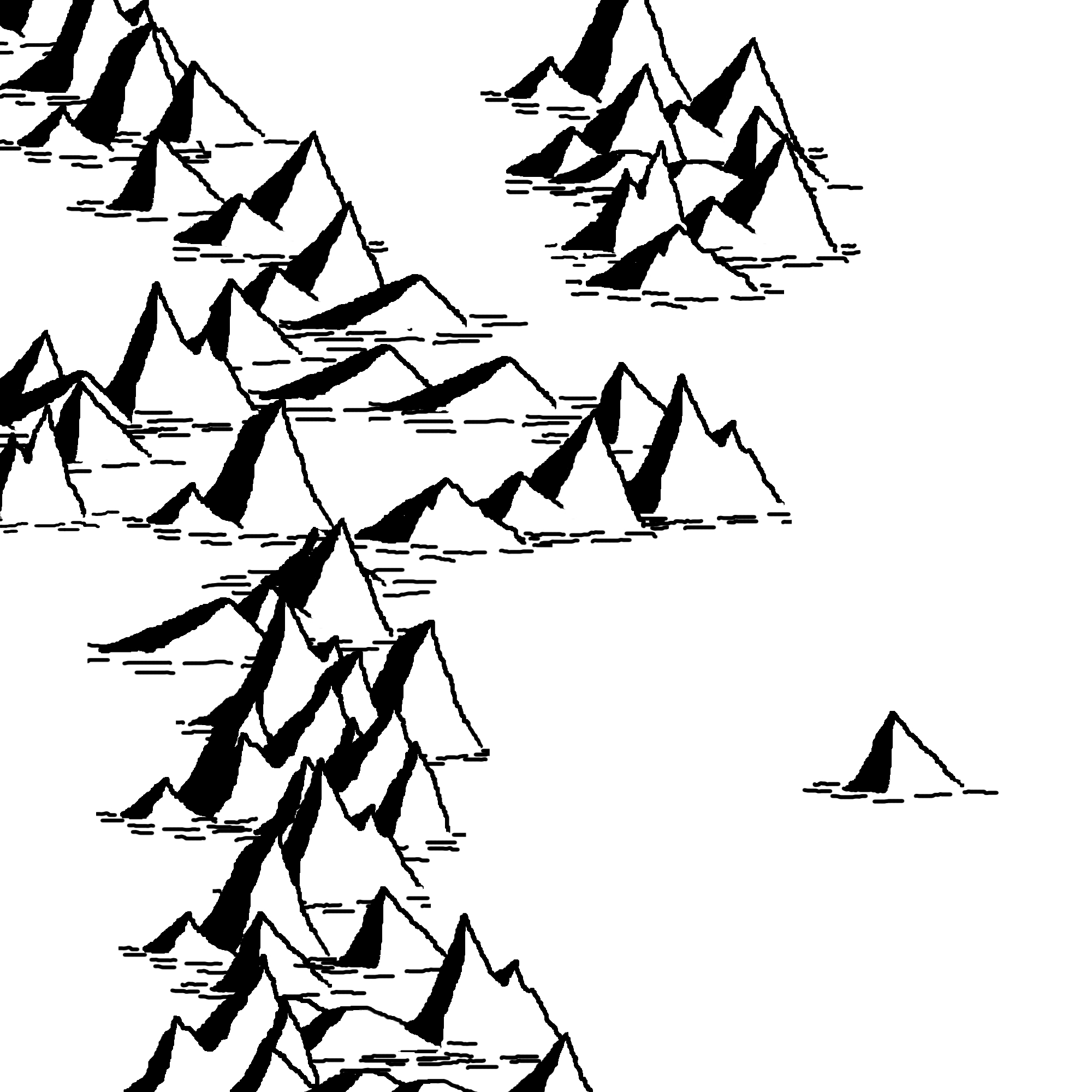 Mountain Line Drawing - ClipArt Best