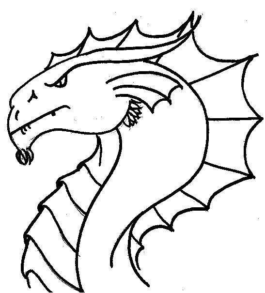 Dragon Head Coloring PageTaiwanhydrogen.org | Free to download ...