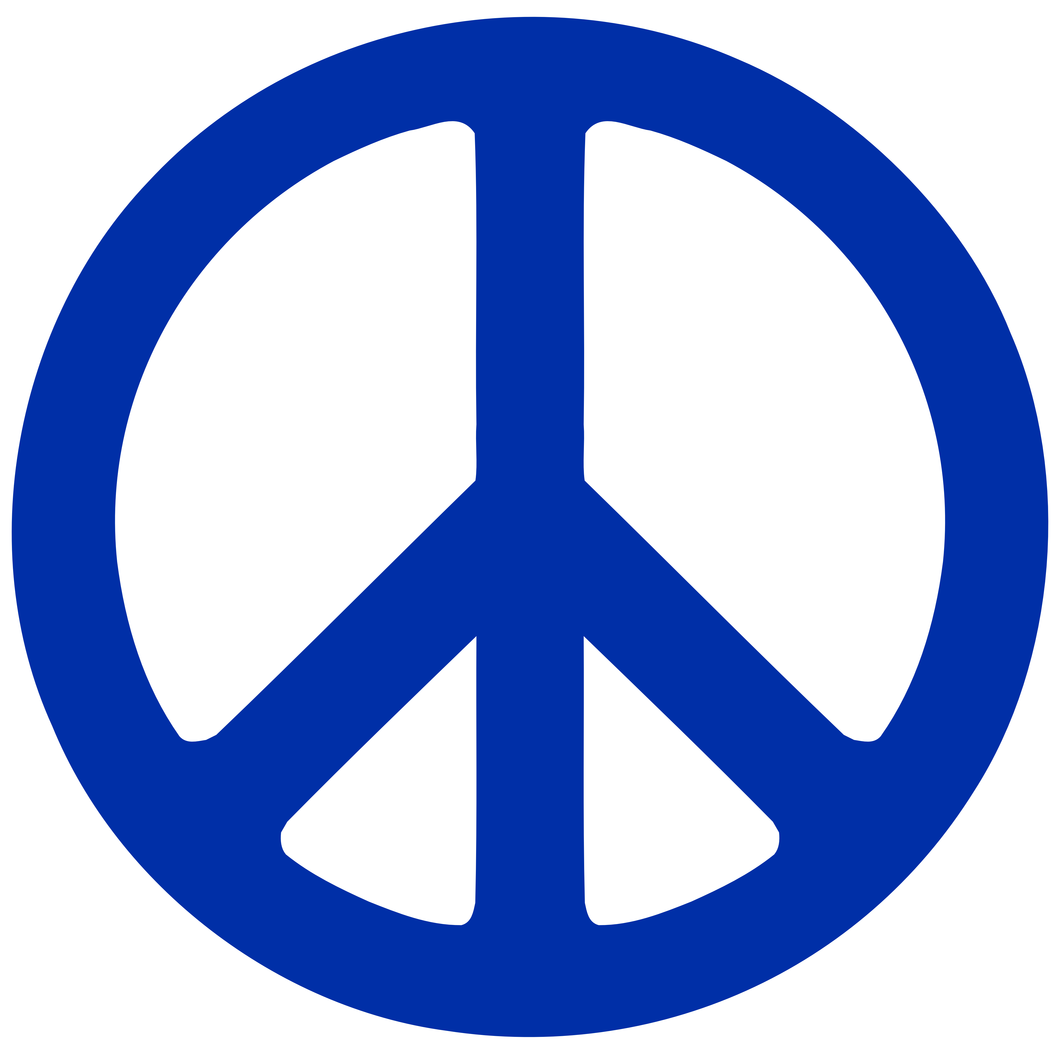 International Klein Blue Peace Symbol 1 scallywag peacesymbol.org ...