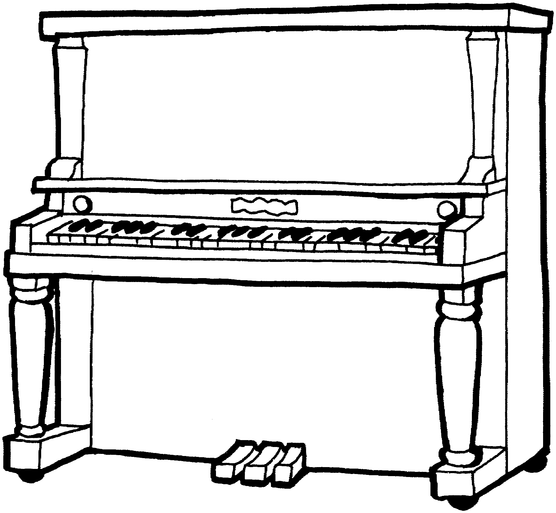 Trends For > Grand Piano Coloring Pages