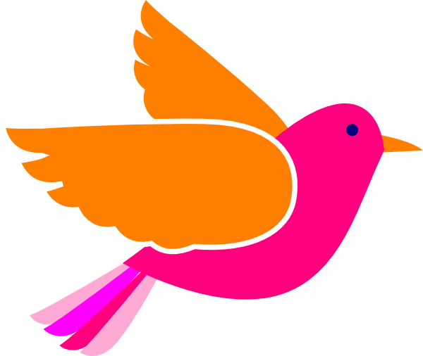 Pink Birds Clip art - Animal - Download vector clip art online