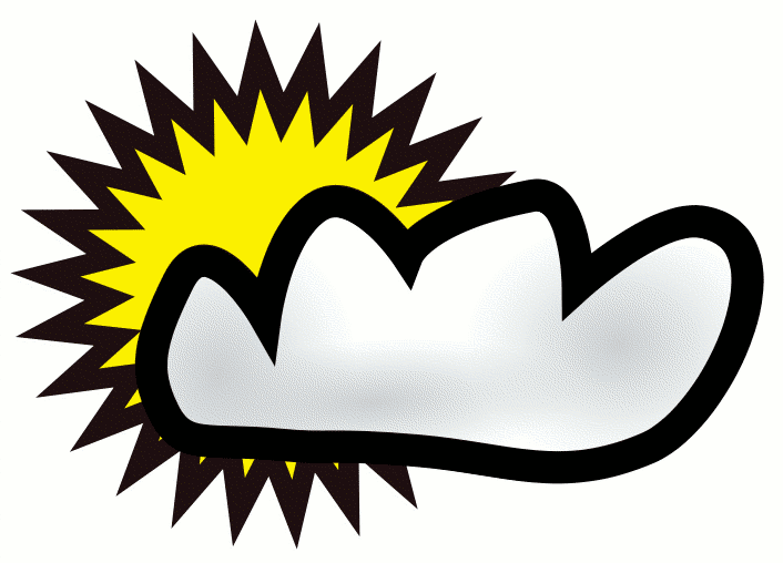 Sun And Clouds Clipart Black And White | Clipart Panda - Free ...